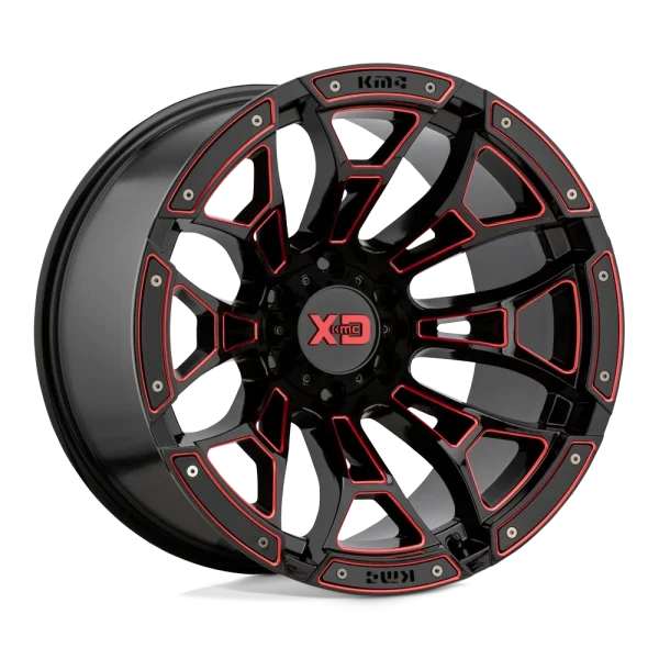 XD Series – XD841 BONEYARD – Black – 20″x10″ -18mm – Summer Wheels – XD84121063918N