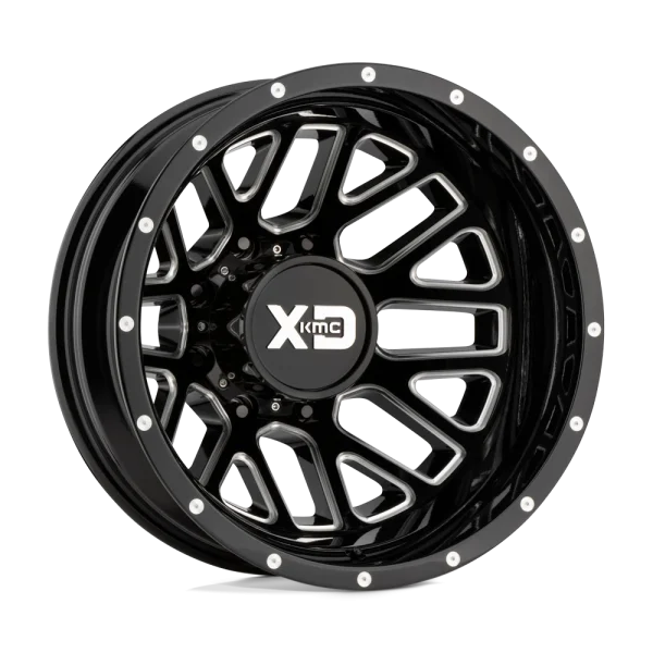 XD Series – XD843 GRENADE DUALLY – Black – 17″x6.5″ -155mm – Summer Wheels – XD843765893155N