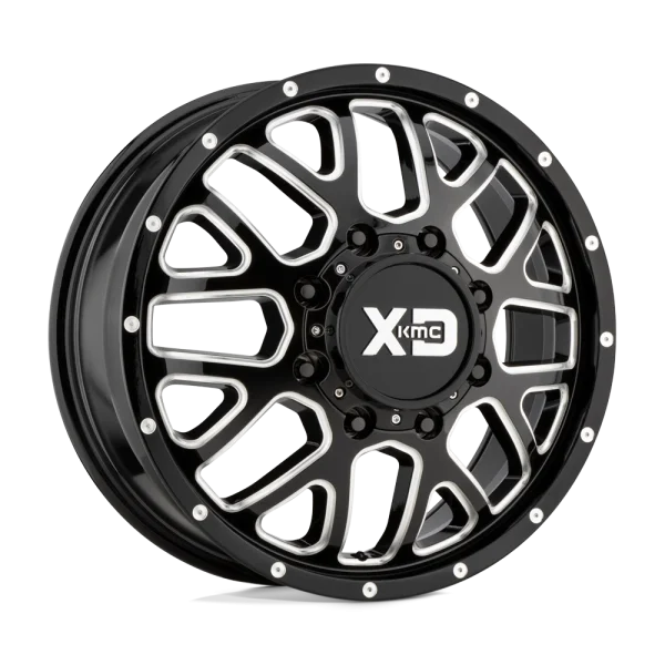 XD Series – XD843 GRENADE DUALLY – Black – 17″x6.5″ 111mm – Summer Wheels – XD843765823111