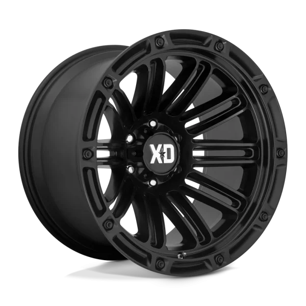 XD Series – XD846 DOUBLE DEUCE – Black – 20″x12″ -44mm – All weather Wheels – XD84621280744N