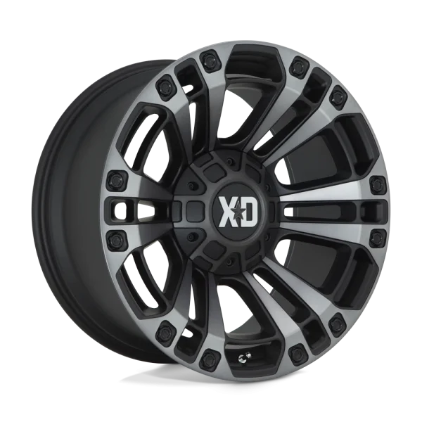 XD Series – XD851 MONSTER 3 – Black – 20″x10″ -18mm – Summer Wheels – XD85121080418N