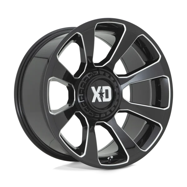XD Series – XD854 REACTOR – Black – 20″x10″ -18mm – Summer Wheels – XD85421035318N