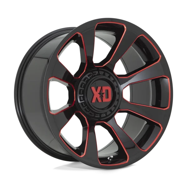 XD Series – XD854 REACTOR – Black – 20″x10″ -18mm – Summer Wheels – XD85421035918N