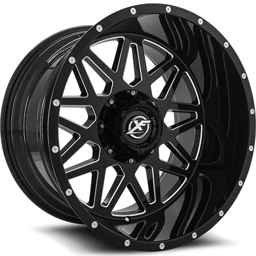XF Off-Road – XF-211 – Black – 22″x12″ -44mm – Summer Wheels – XF-211221251271397-44GBML