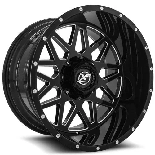 XF Off-Road – XF-211 – Black – 20″x10″ -12mm – Summer Wheels – XF-211201051271397-12GBML