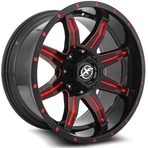 XF Off-Road – XF-215 – Black – 20″x10″ -12mm – Summer Wheels – XF-215201051397150-12GBMLR