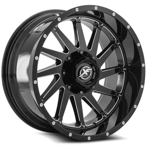 XF Off-Road – XF-216 – Black – 20″x10″ -12mm – Summer Wheels – XF-216201051271397-12GBML