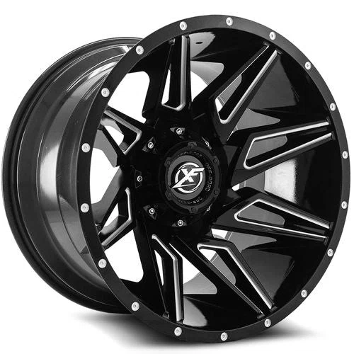XF Off-Road – XF-218 – Black – 22″x12″ -44mm – Summer Wheels – XF-218221251397150-44GBML