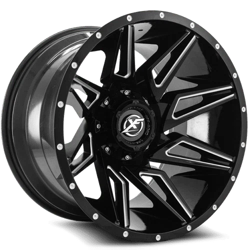 XF Off-Road – XF-218 – Black – 20″x10″ -12mm – Summer Wheels – XF-218201051271397-12GBM