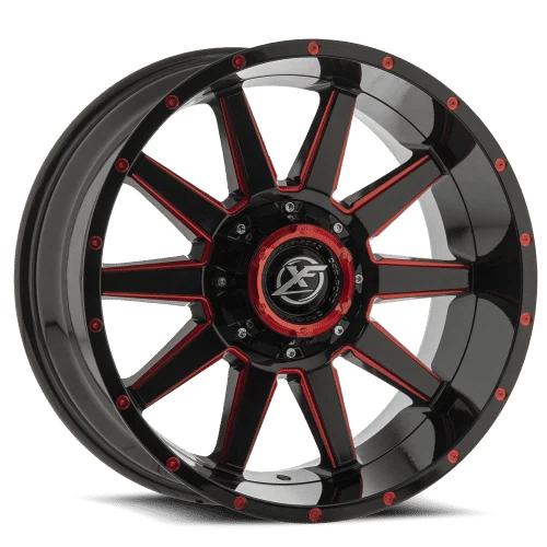 XF Off-Road – XF-219 – Black – 20″x10″ -12mm – Summer Wheels – XF-219201061351397-12GBMLR
