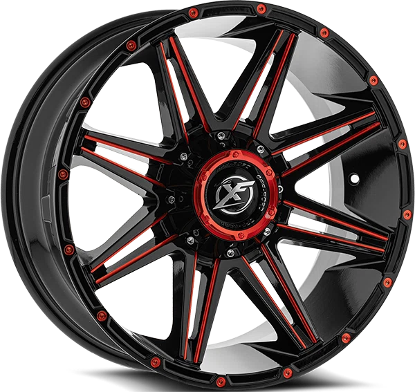 XF Off-Road – XF-220 – Black – 22″x10″ -18mm – Summer Wheels – XF-220221081651170-18GBMLR