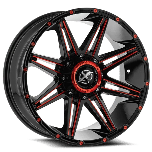 XF Off-Road – XF-220 – Black – 20″x10″ -12mm – Summer Wheels – XF-220201081651170-12GBMLR