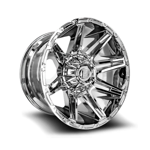 XF Off-Road – XF-220 – Chrome – 20″x12″ -44mm – Summer Wheels – XF-220201281701651-44C
