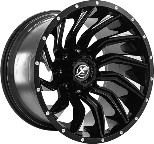 XF Off-Road – XF-224 – Black – 24″x14″ -76mm – Summer Wheels – XF-224241451271397-76GBML