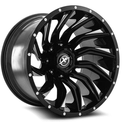 XF Off-Road – XF-224 – Black – 20″x10″ -12mm – Summer Wheels – XF-224201051271397-12GBML