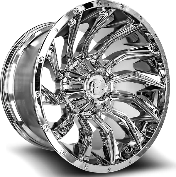 XF Off-Road – XF-224 – Chrome – 24″x14″ -76mm – Summer Wheels – XF-224241451271397-76C