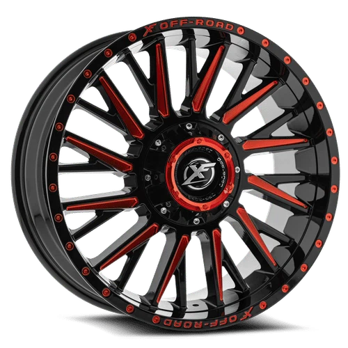 XF Off-Road – XF-226 – Black – 20″x10″ -12mm – Summer Wheels – XF-226201051271397-12GBMLR