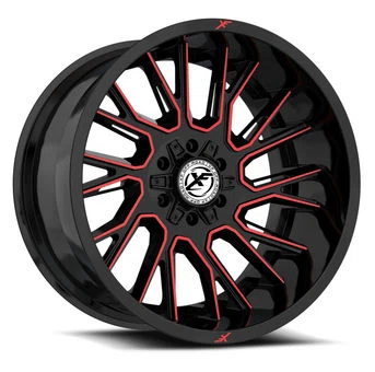 XF Off-Road – XF-230 – Black – 17″x9″ 0mm – Summer Wheels – XF-2301790430GBMRED