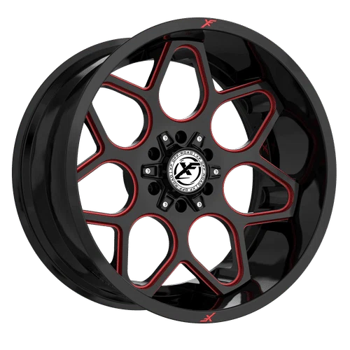 XF Off-Road – XF-233 – Black – 20″x10″ -12mm – Summer Wheels – XF-233201061351397-12GBMLR