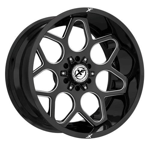 XF Off-Road – XF-233 – Black – 20″x10″ -12mm – Summer Wheels – XF-233201051271397-12GBML