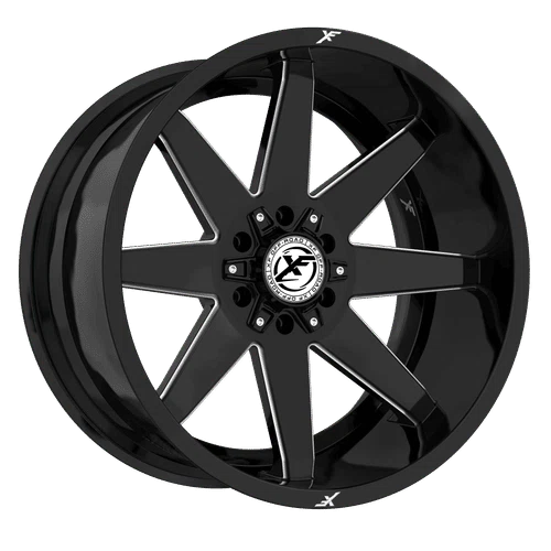 XF Off-Road – XF-236 – Black – 20″x10″ -12mm – Summer Wheels – XF-236201051271397-12GBML