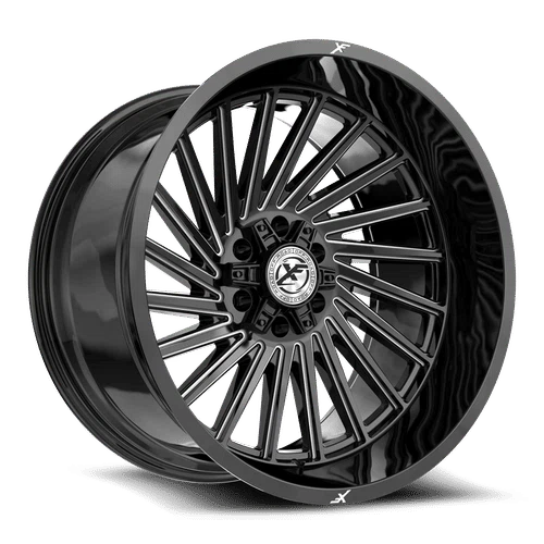 XF Off-Road – XF-239 – Black – 24″x12″ -44mm – Summer Wheels – XF-239241281651170-44GBML