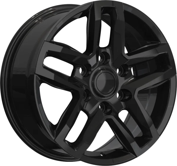 YKW Replicas – JA1 – Black – 18″x8″ 35mm – All weather Wheels – RW150050