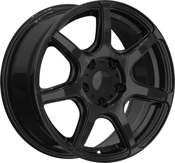 YKW Replicas – JA2 – Black – 16″x7″ 35mm – All weather Wheels – RW150069