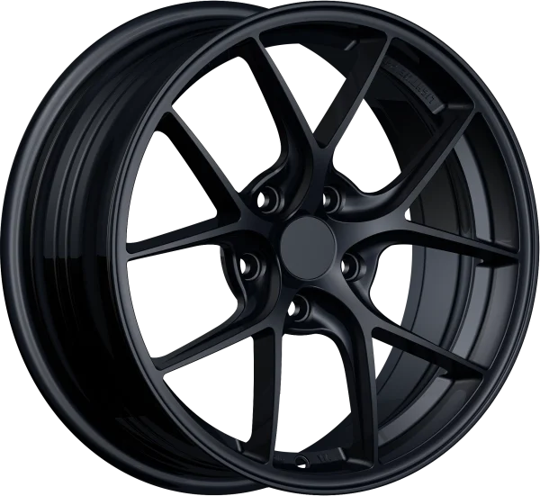 YKW Replicas – MF5 – Black – 17″x7.5″ 35mm – All weather Wheels – RW180027