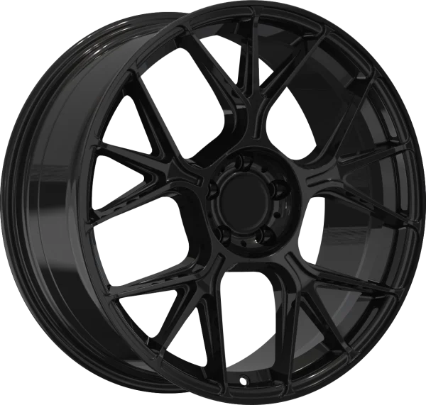 YKW Replicas – MR4 – Black – 18″x8″ 30mm – All weather Wheels – RW150032