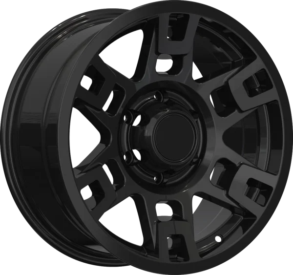 YKW Replicas – TR2 – Black – 17″x8″ 5mm – All weather Wheels – RW150001