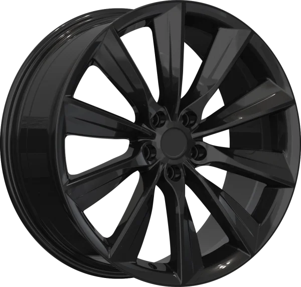 YKW Replicas – TS1 – Black – 19″x9.5″ 35mm – All weather Wheels – RW150022